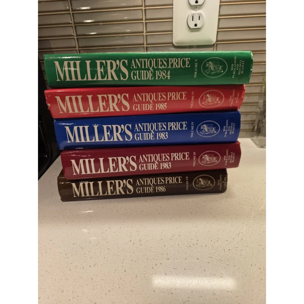 Lot of 5 Vintage 1980s Miller's Antiques Book Lot